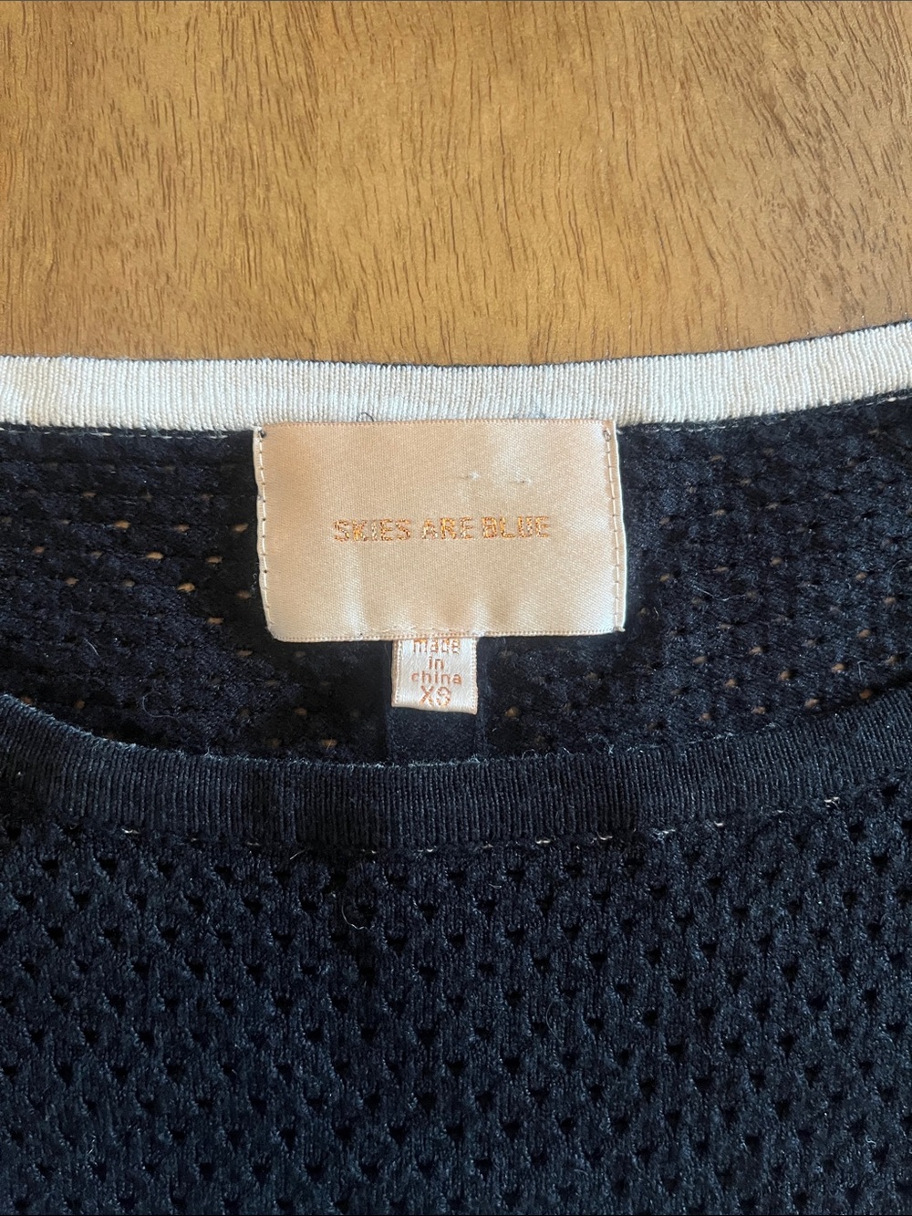 Skies Are Blue Black and White Striped Long-Sleeve Top - Picture 2 of 4